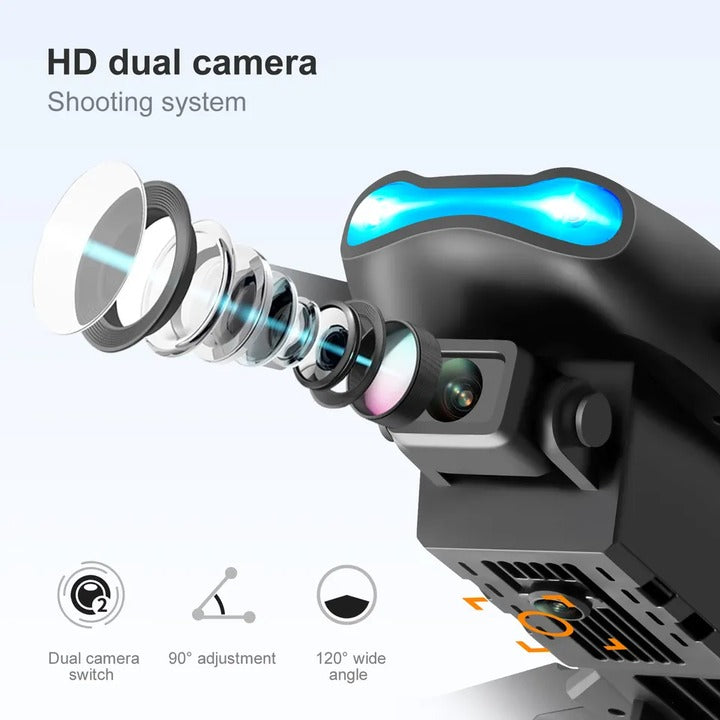 4K HD Dual Camera Drone - Camera Close-up